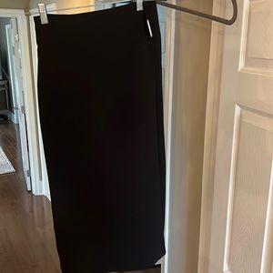 Mango Suit Black Wrap MIDI skirt